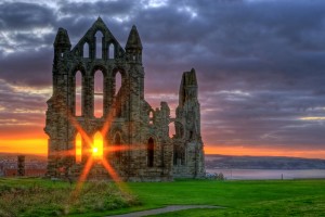Whitby Abbey Sunset