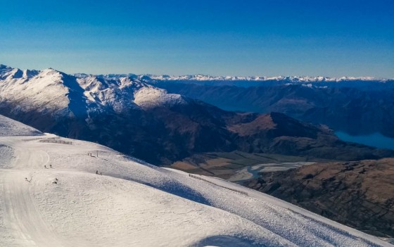 Treble Cone overlooking Lake Wanaka